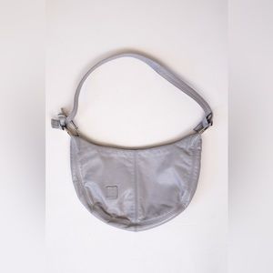 Vintage Anne Klein Gray Logo hobo shoulder Handbag, Purse, Bag